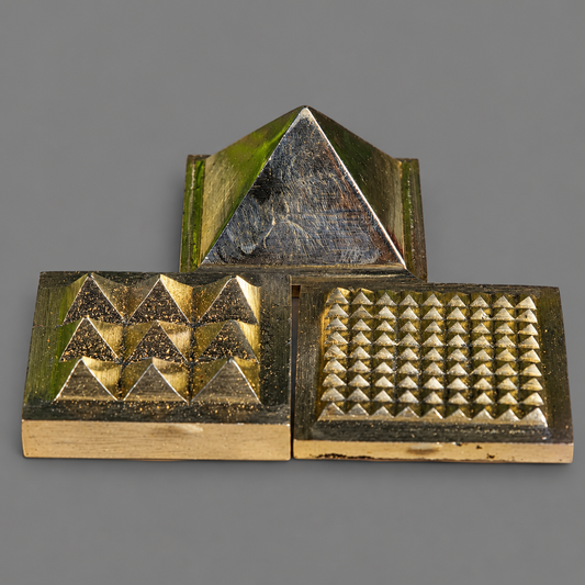 Vastu Brass Pyramid 2 Layer -2 inch
