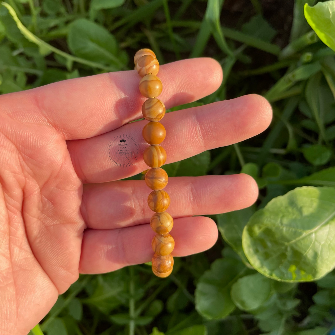 Wooden Jasper Bracelet (8mm)