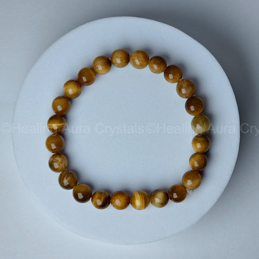 Cats eye Yellow Bracelet (8mm)