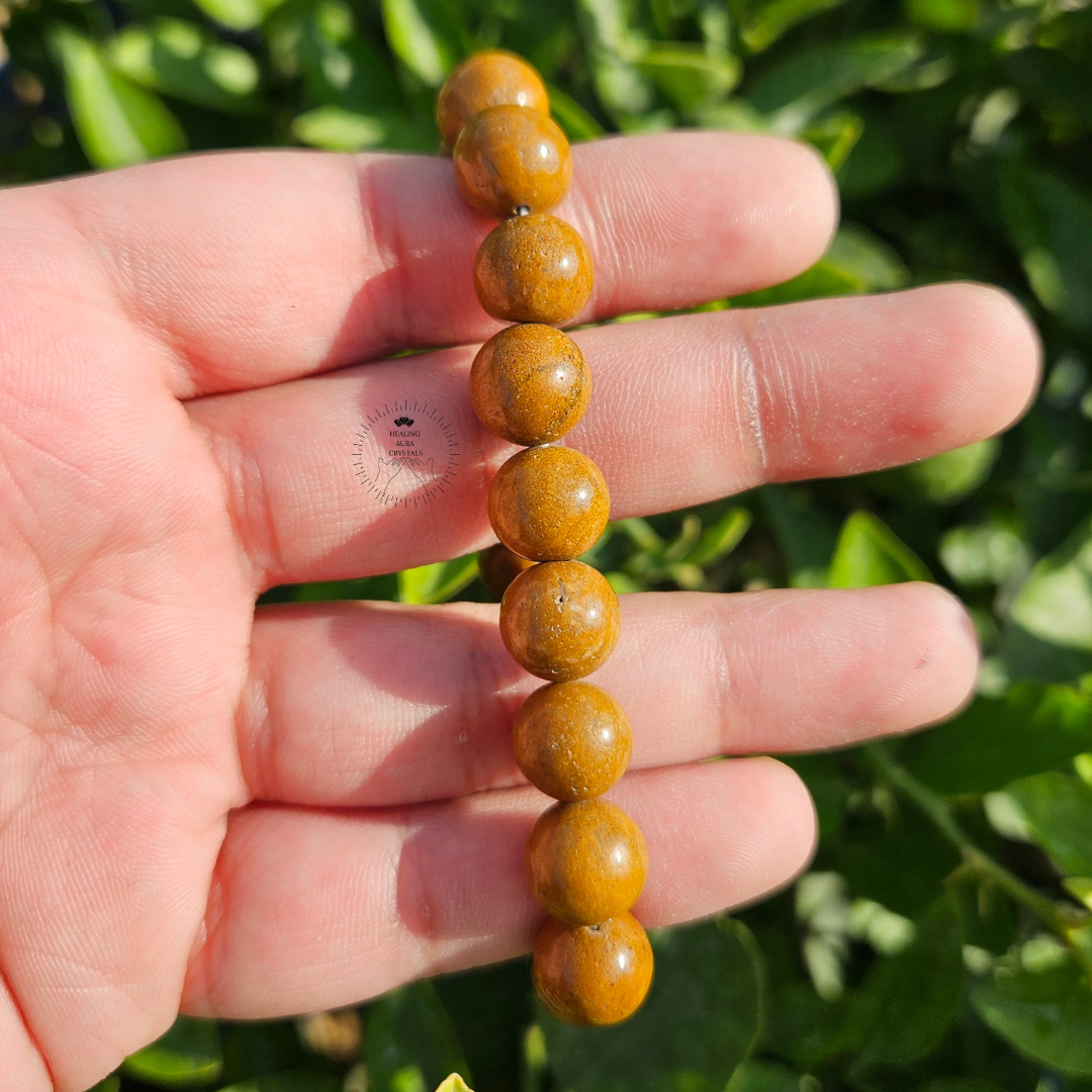 Yellow Jasper Bracelet 10mm