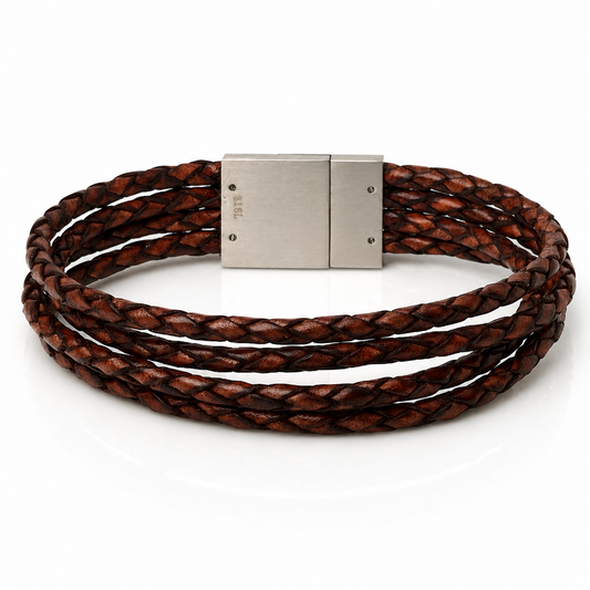 Multi Strand Leather Bracelet