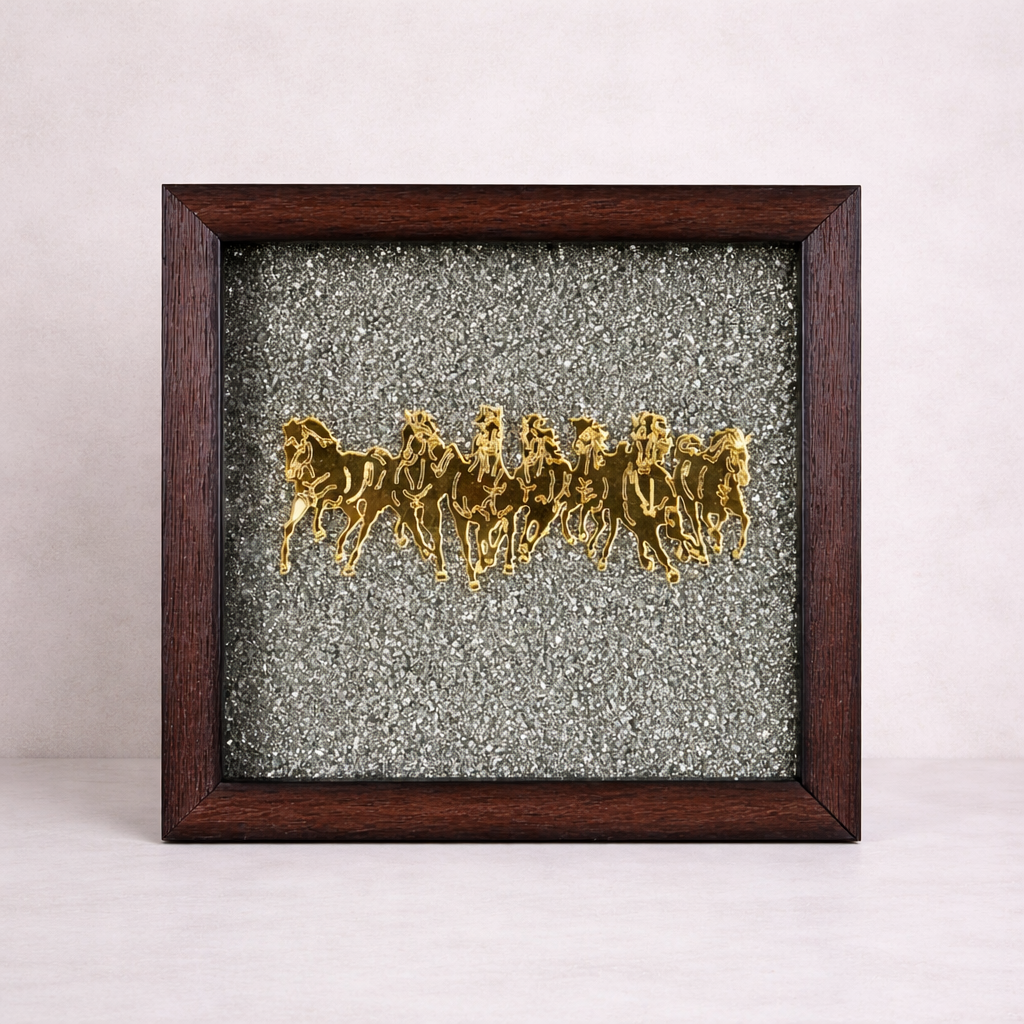 7 Horses Pyrite Frame (6x6)