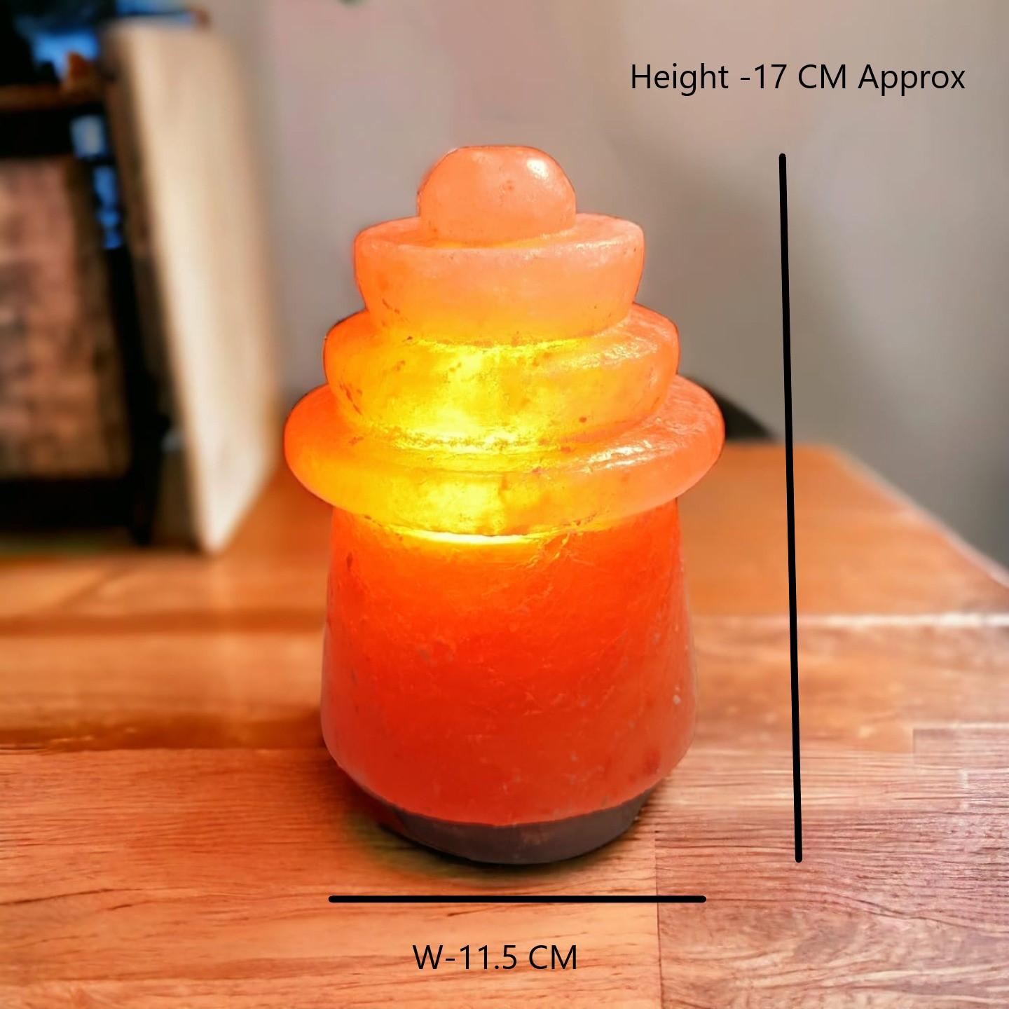 Lighthouse Shaped Himalayan Rock Salt Crafted Lamp – Nautical Salt Lamp
