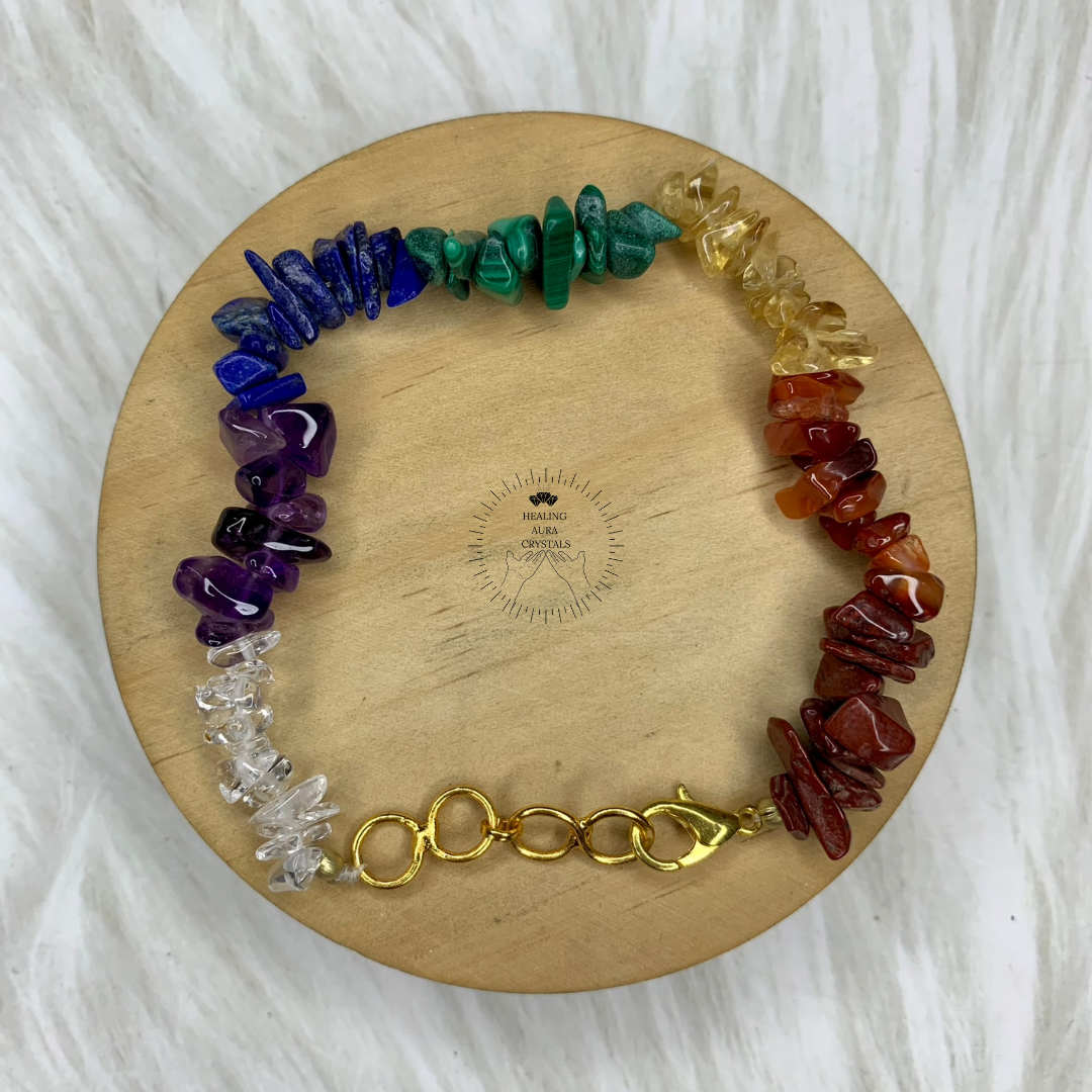 7 Chakra Chips Chain Premium Bracelet