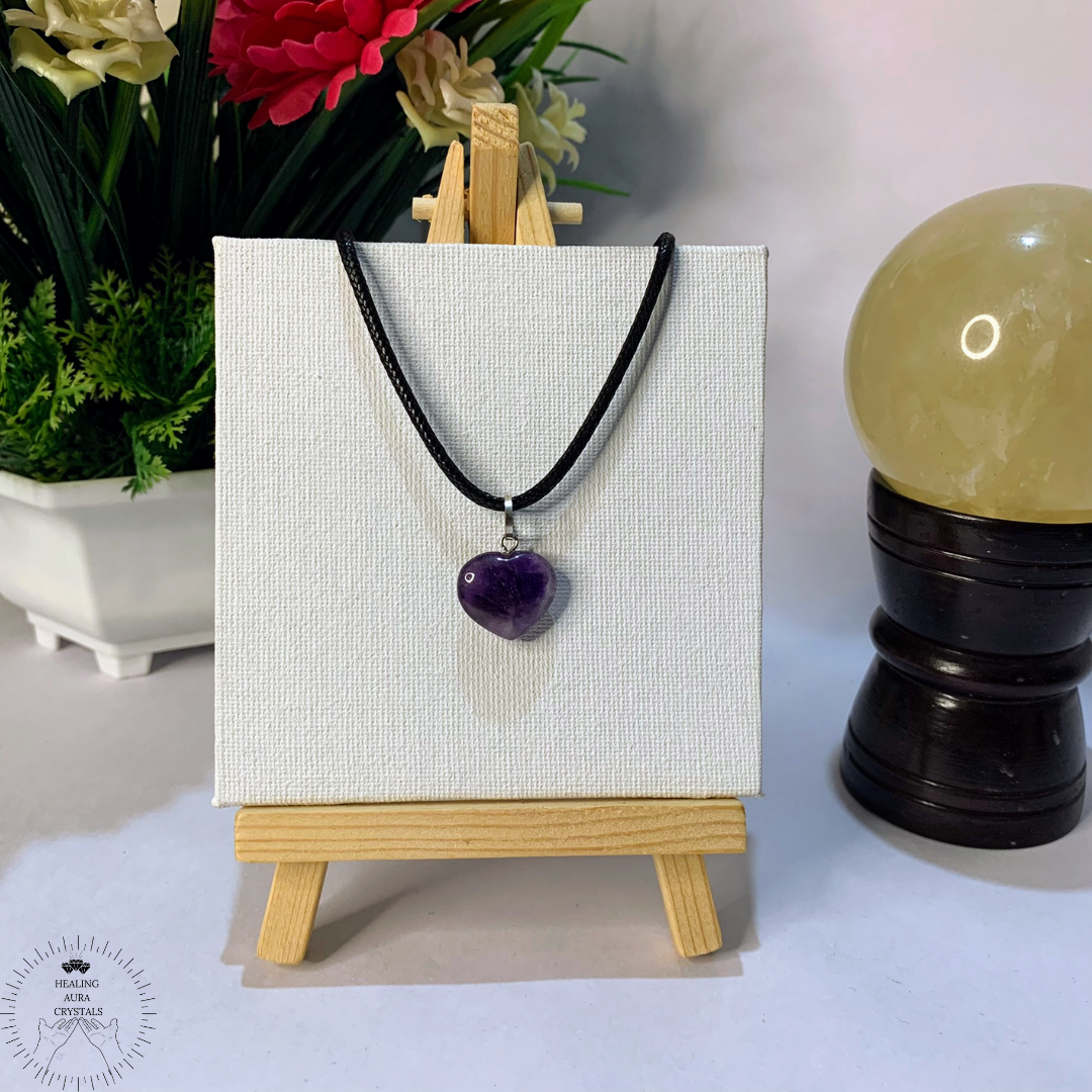 Amethyst Heart Pendant