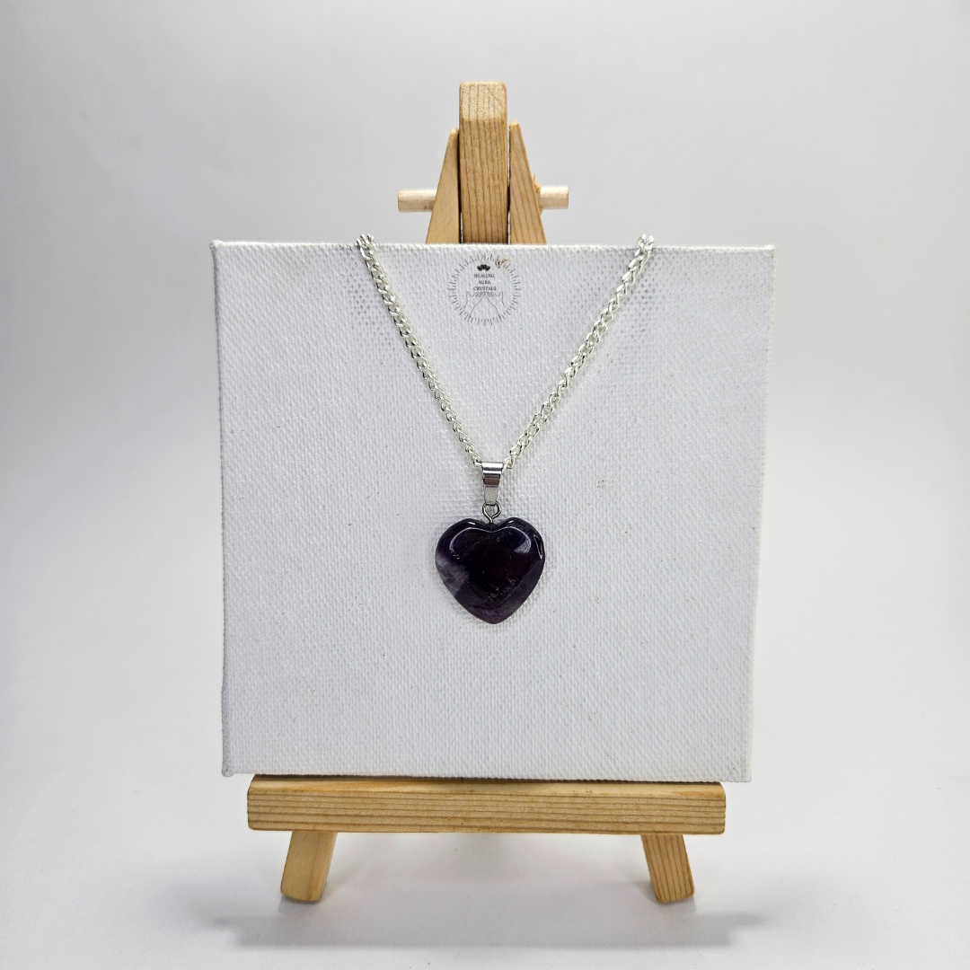 Amethyst Heart Pendant
