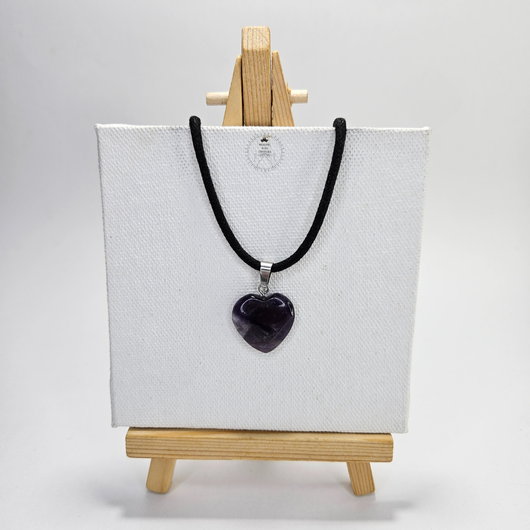 Amethyst Heart Pendant