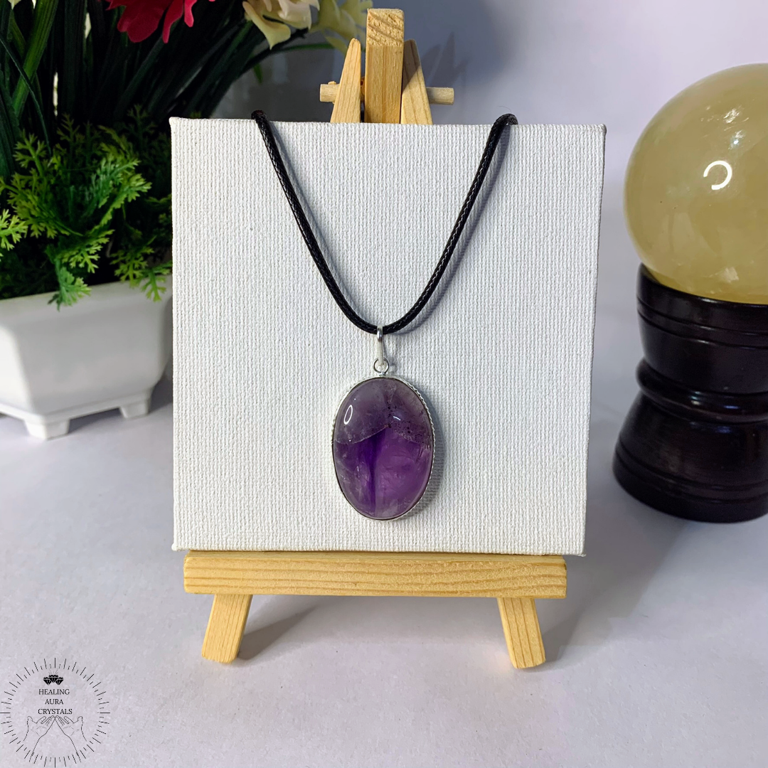 Amethyst Oval Pendant