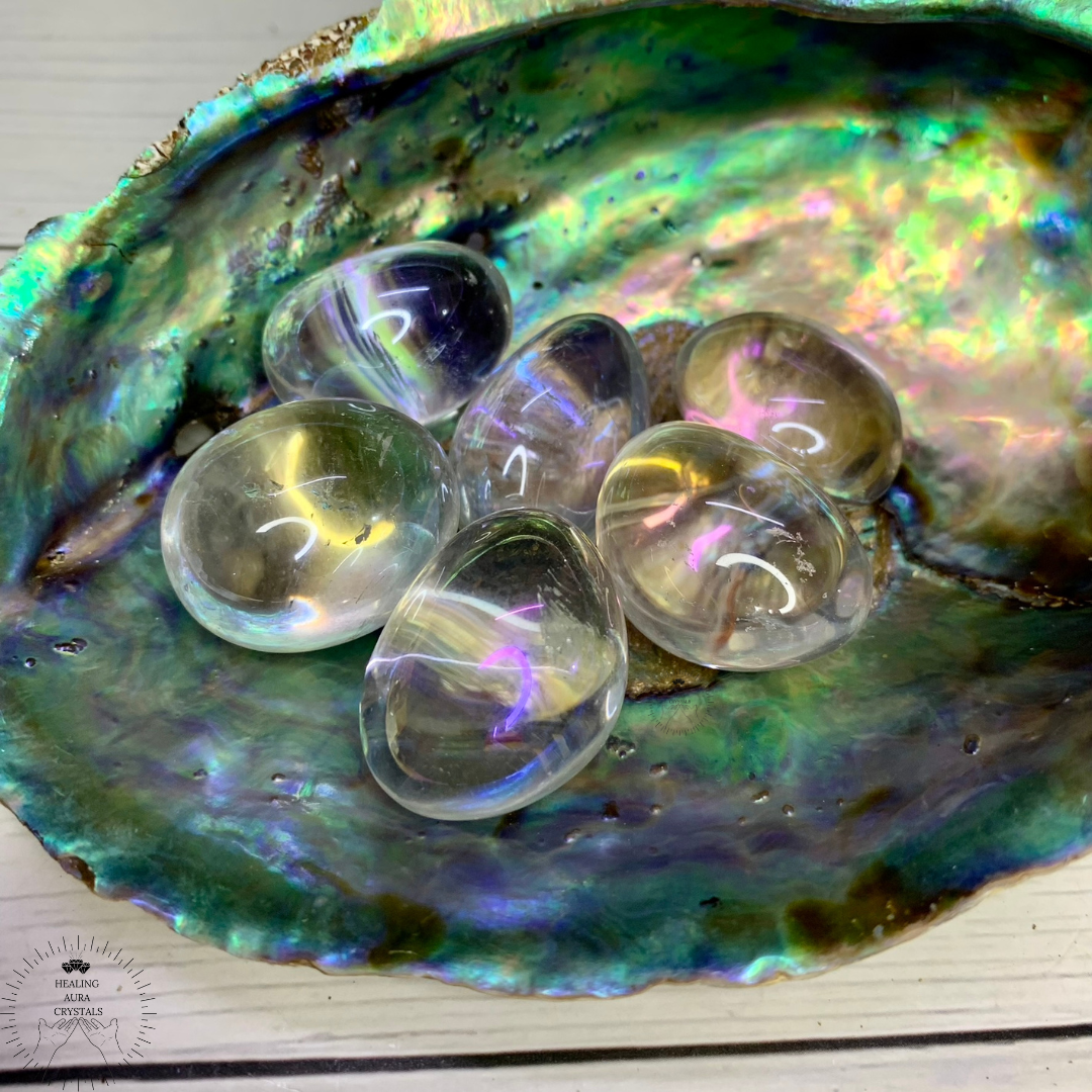 Angel Aura Quartz Tumble-Premium Quality
