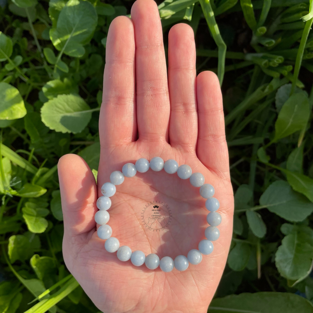 Angelite bracelet best sale
