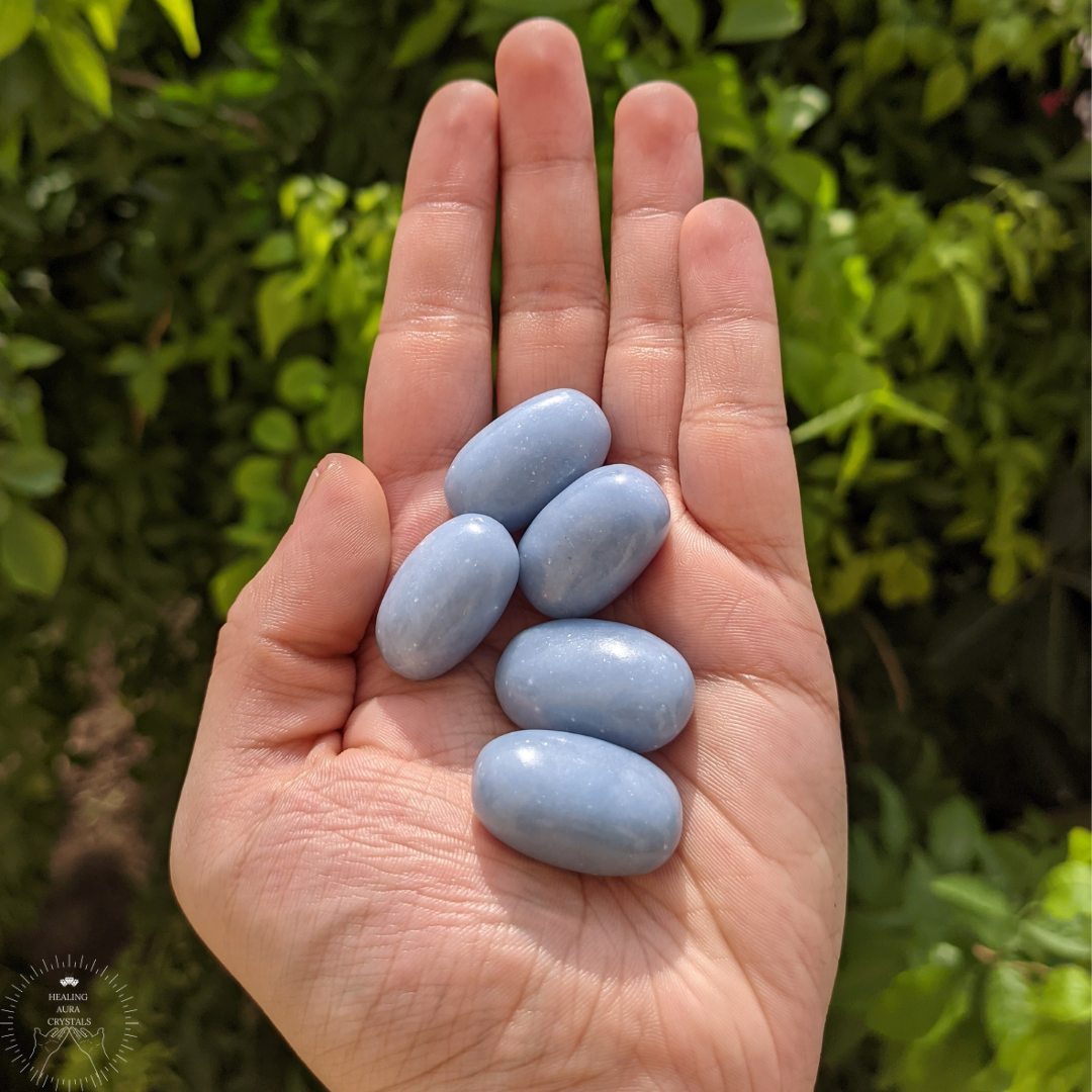 Angelite Tumble- Premium Quality