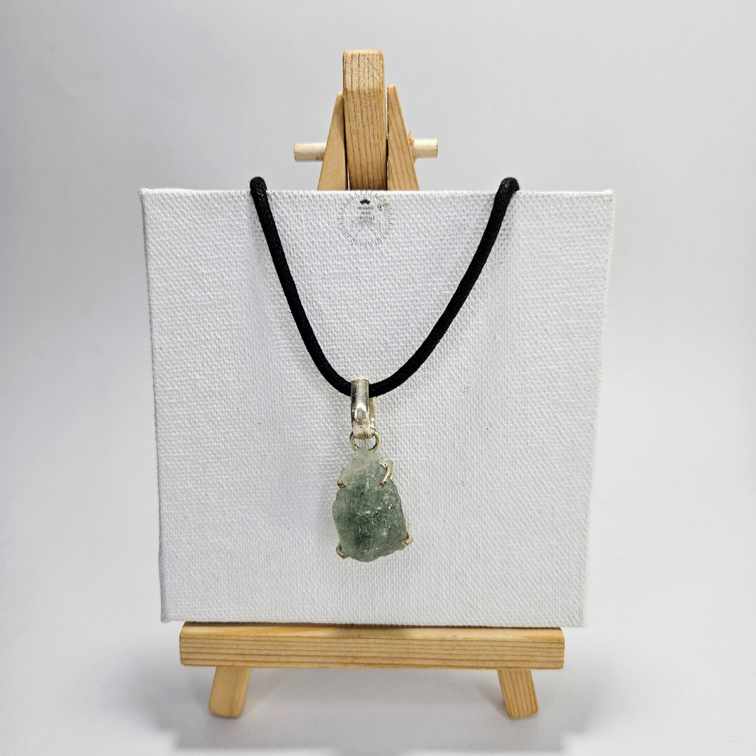 Aquamarine Raw Pendant
