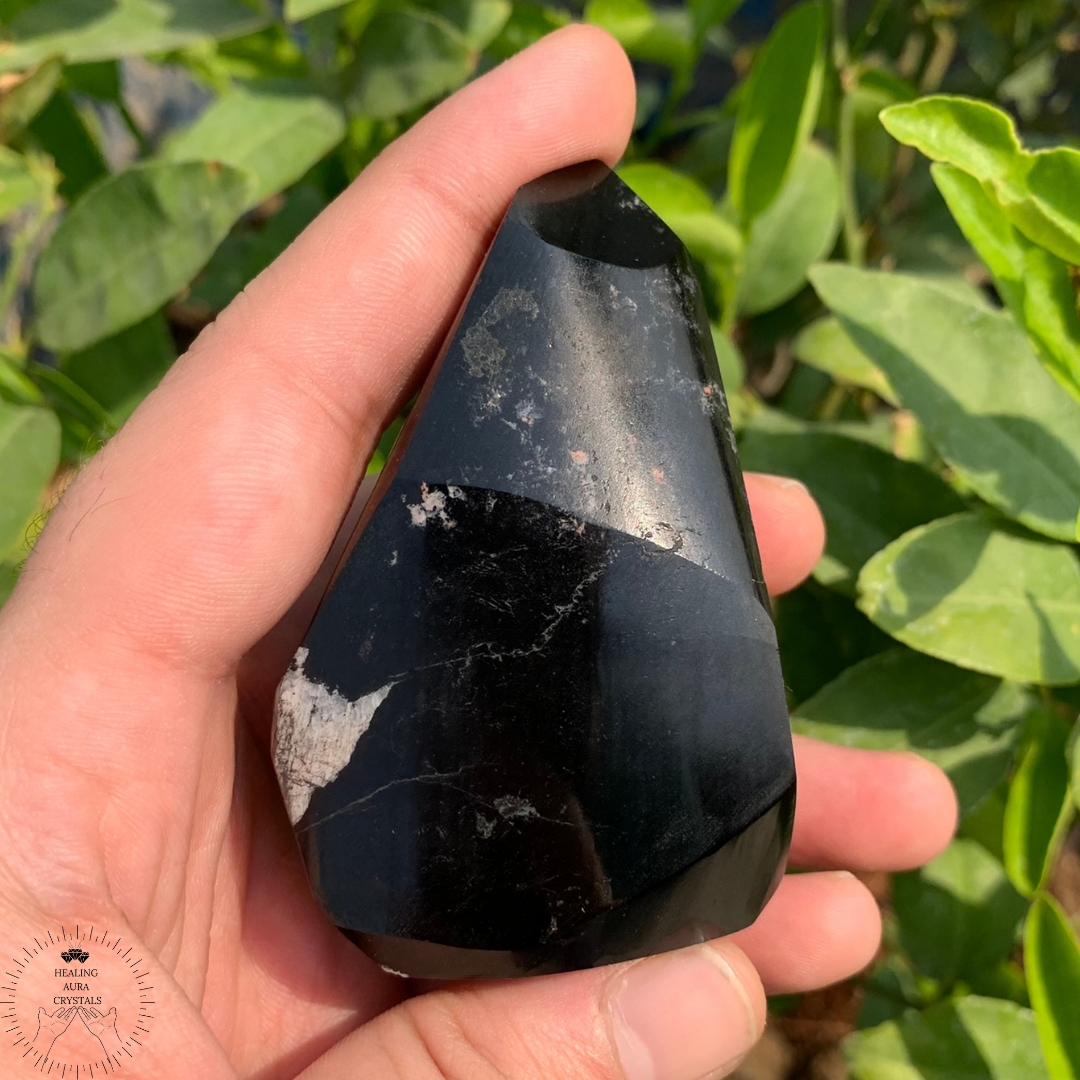 Black Tourmaline Free Form 178g