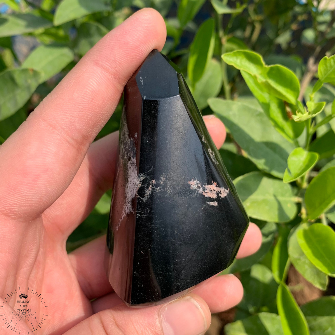 Black Tourmaline Free Form 178g