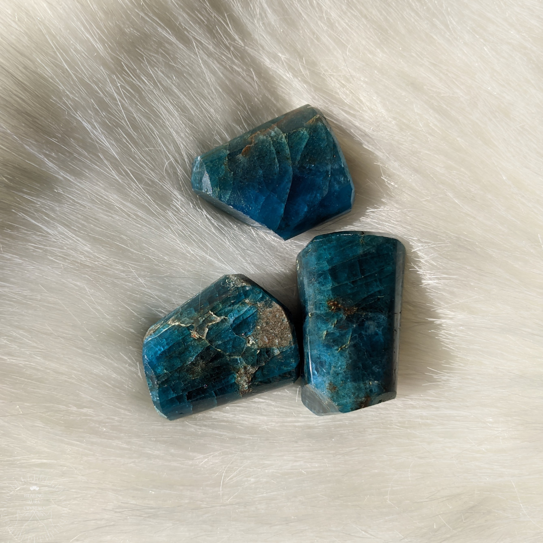 Blue Apatite Tumble- Premium Quality