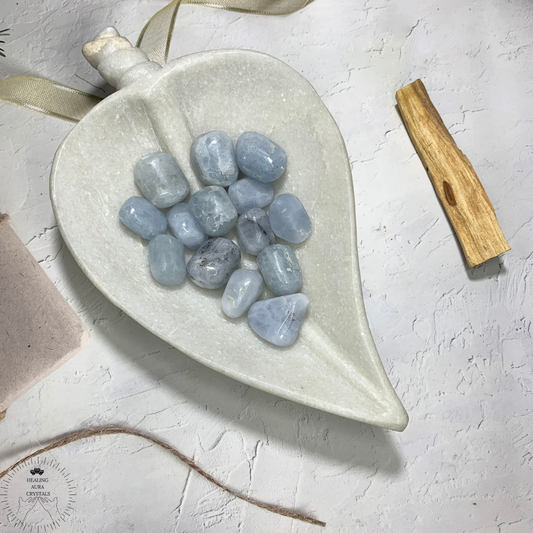 Blue Calcite Tumble