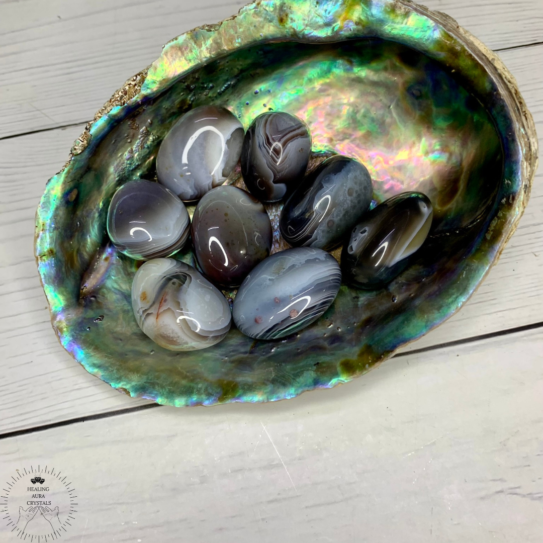 Botswana Agate Tumble- Premium Quality