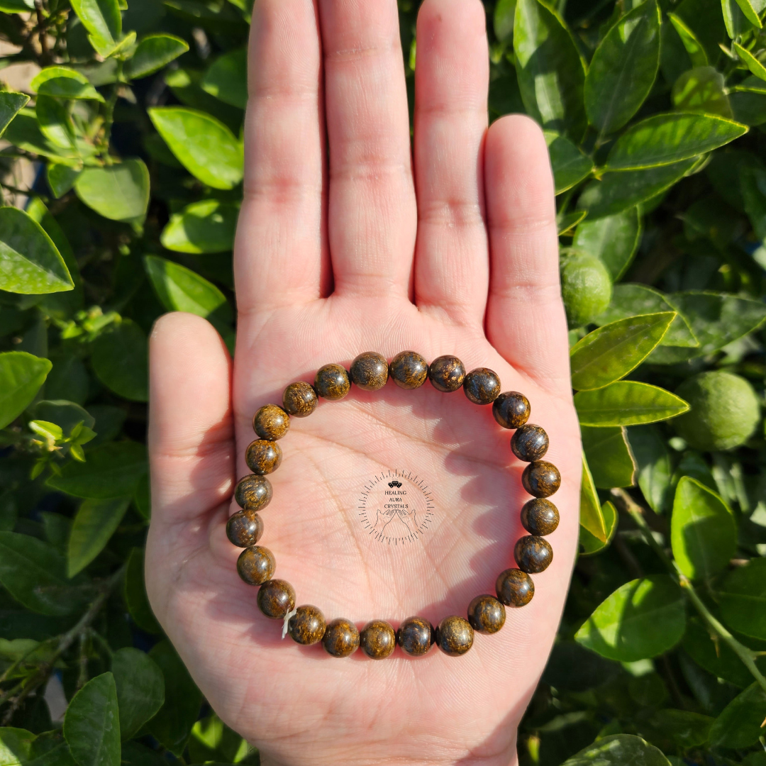 Bronzite Bracelet 8mm – Confidence & Grounding