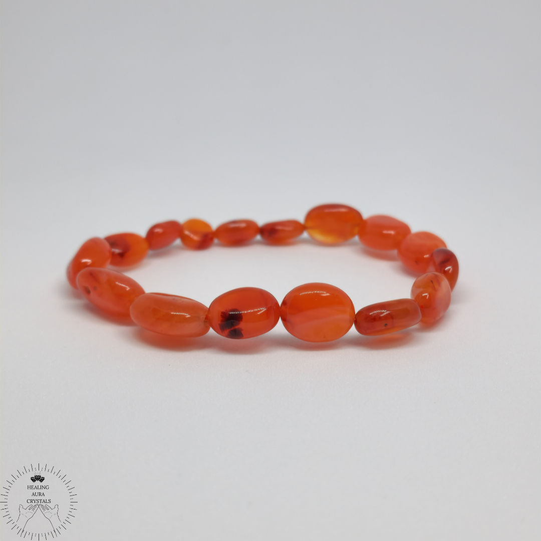 Carnelian Tumbled Bracelet
