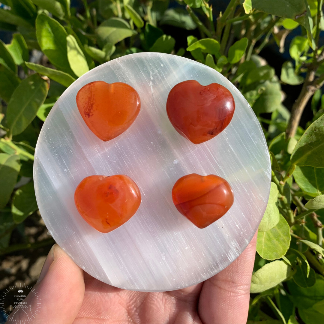 Carnelian Extra Mini Heart