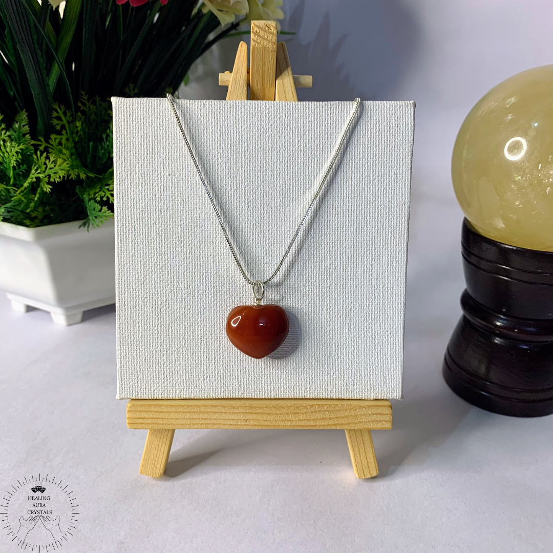 Carnelian Heart Pendant