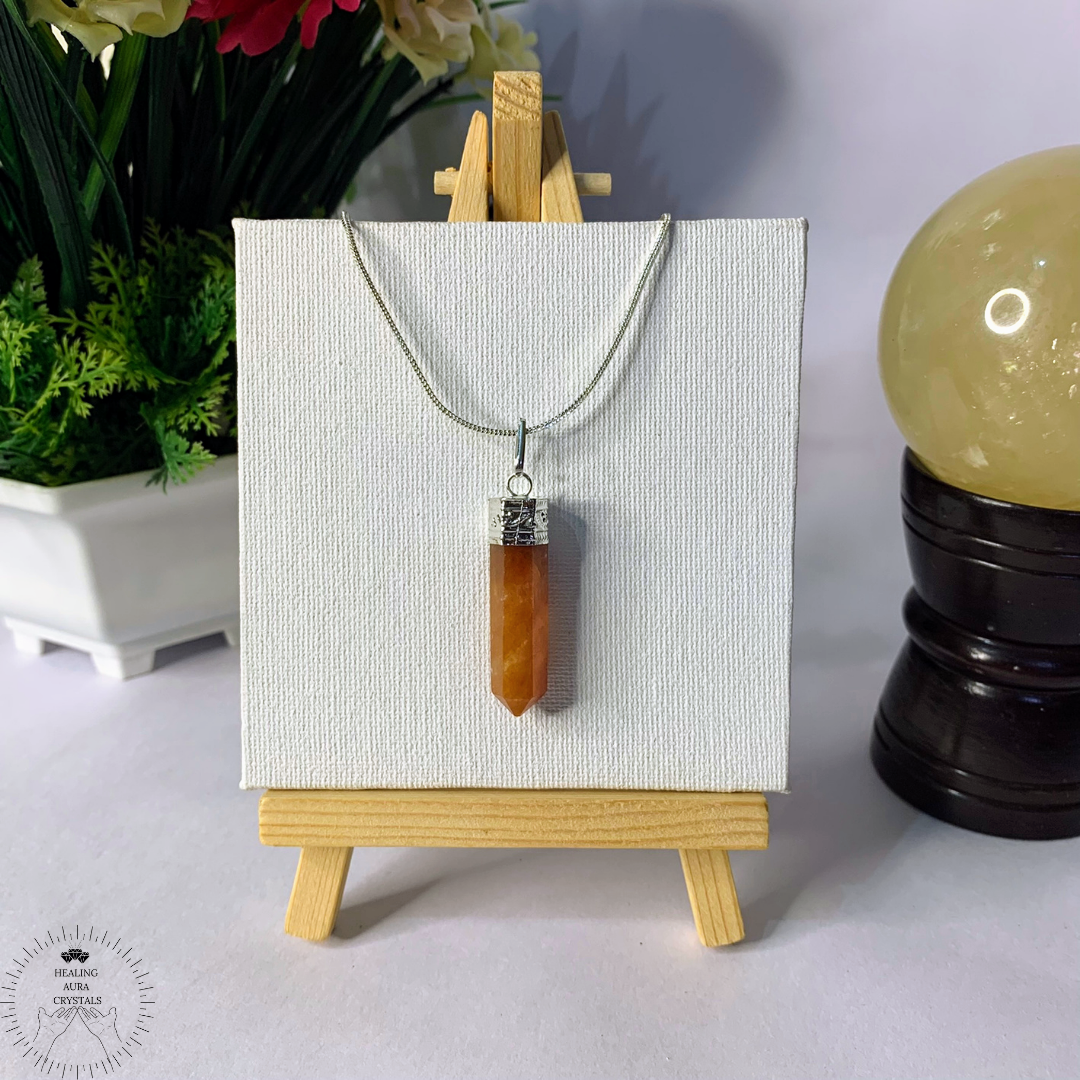 Carnelian Pencil Pendant