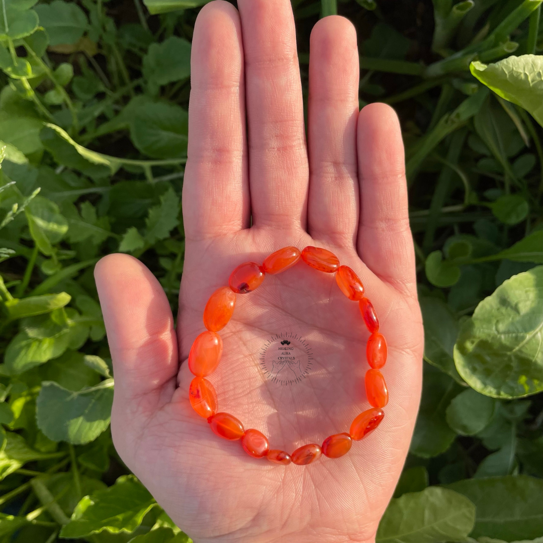 Carnelian Tumbled Bracelet