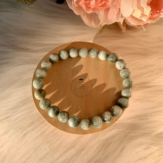 Cats eye Grey Bracelet (8mm)