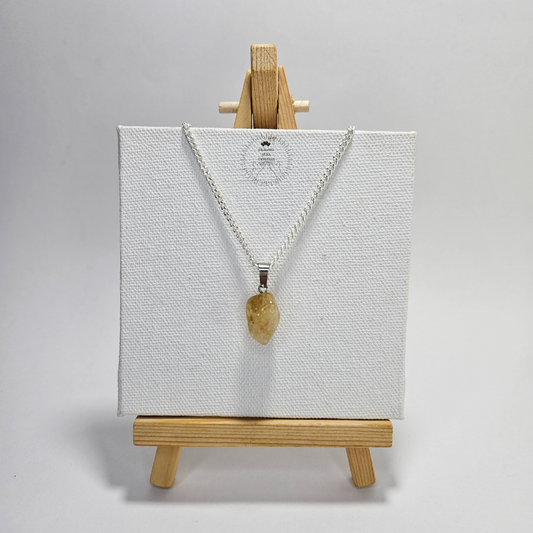Citrine Tumble Pendant