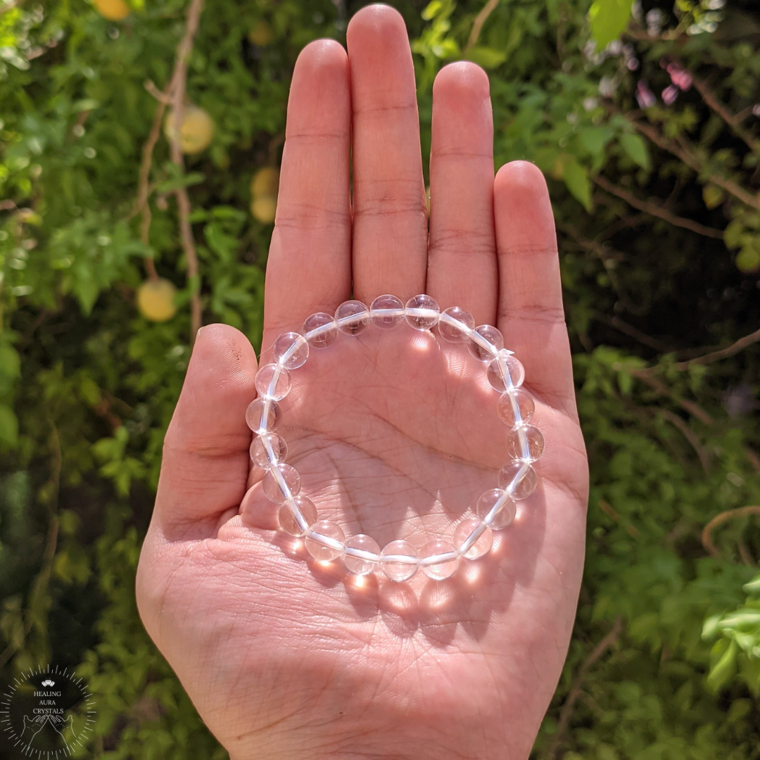Clear Quartz Bracelet (8mm)