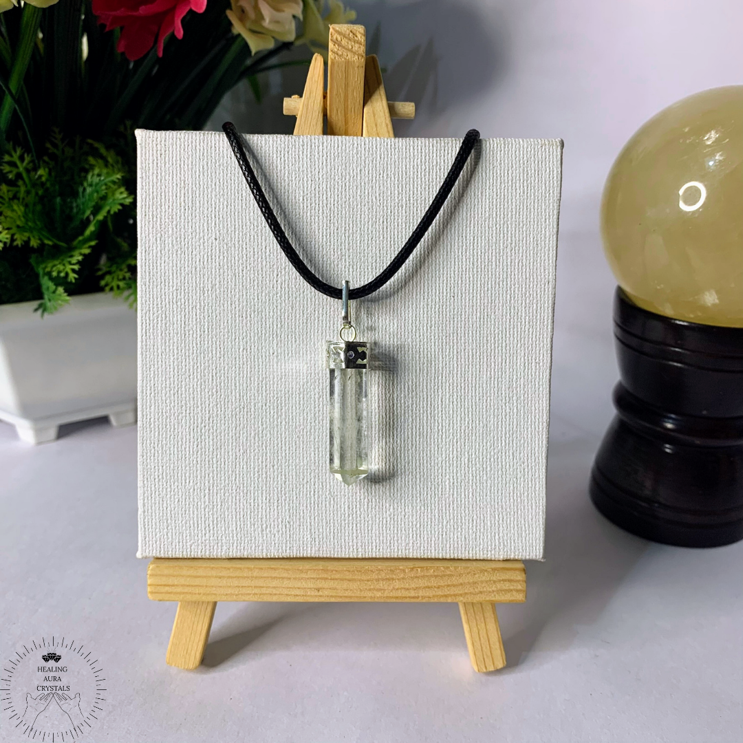 Clear Quartz Pencil Pendant