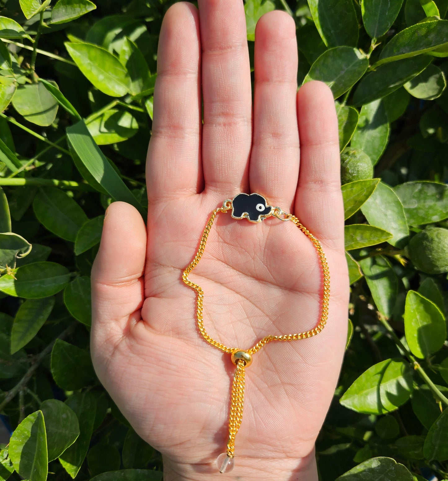Elephant Evil Eye Bracelet