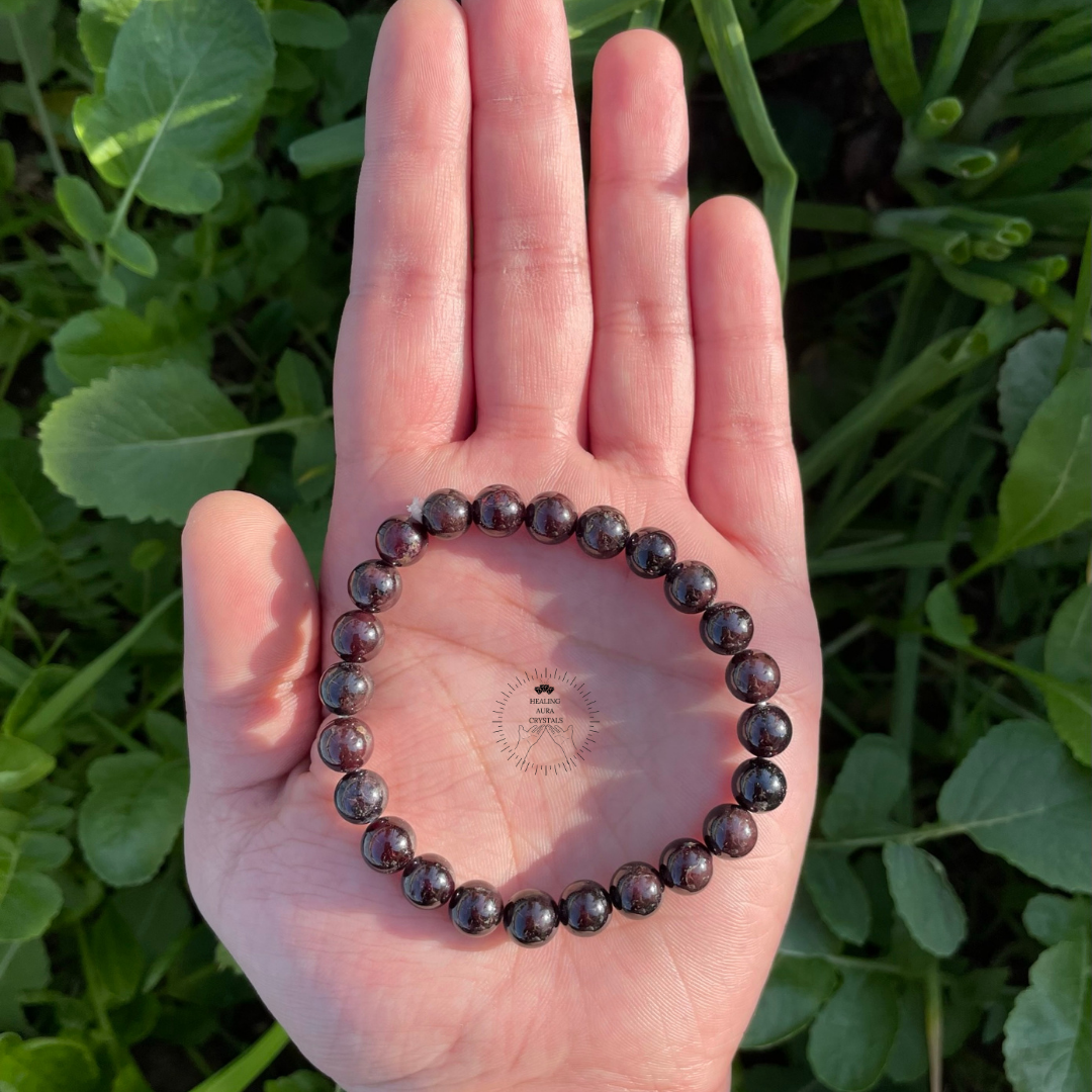 Garnet Bracelet (8mm)