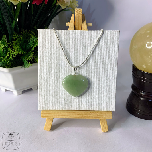 Green Aventurine Heart Pendant