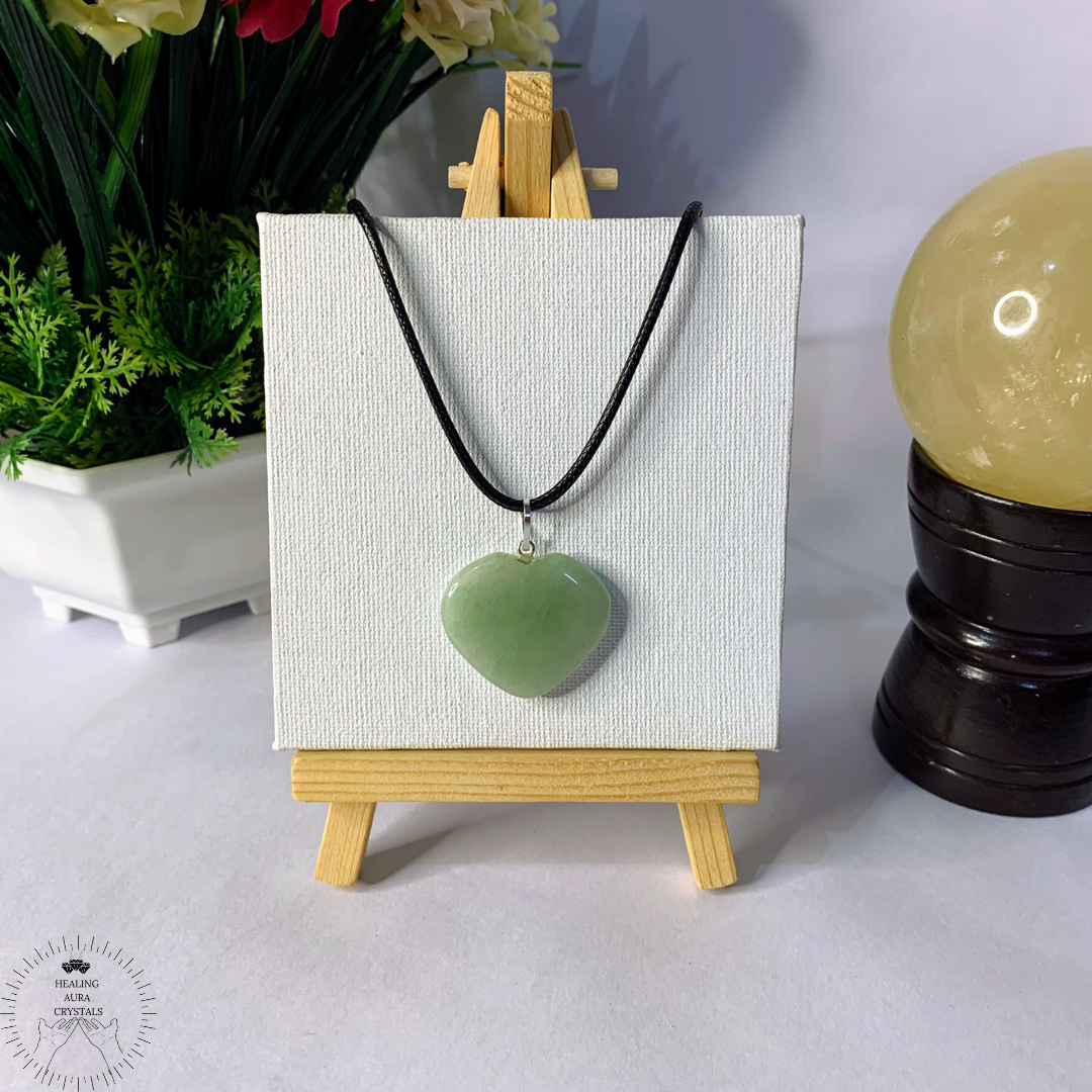 Green Aventurine Heart Pendant