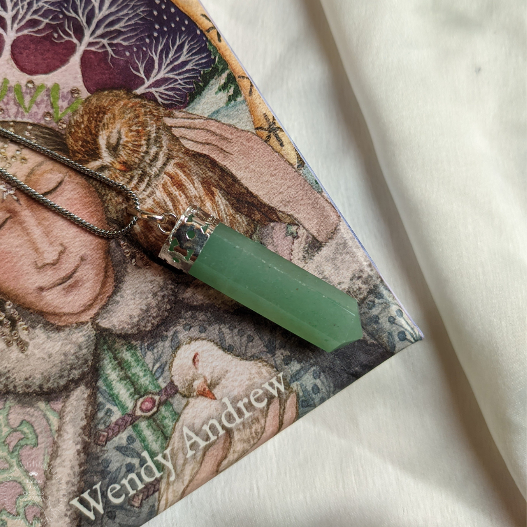 Green Aventurine Pencil Pendant