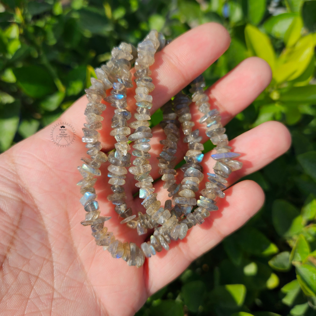 Labradorite Chip Bracelet