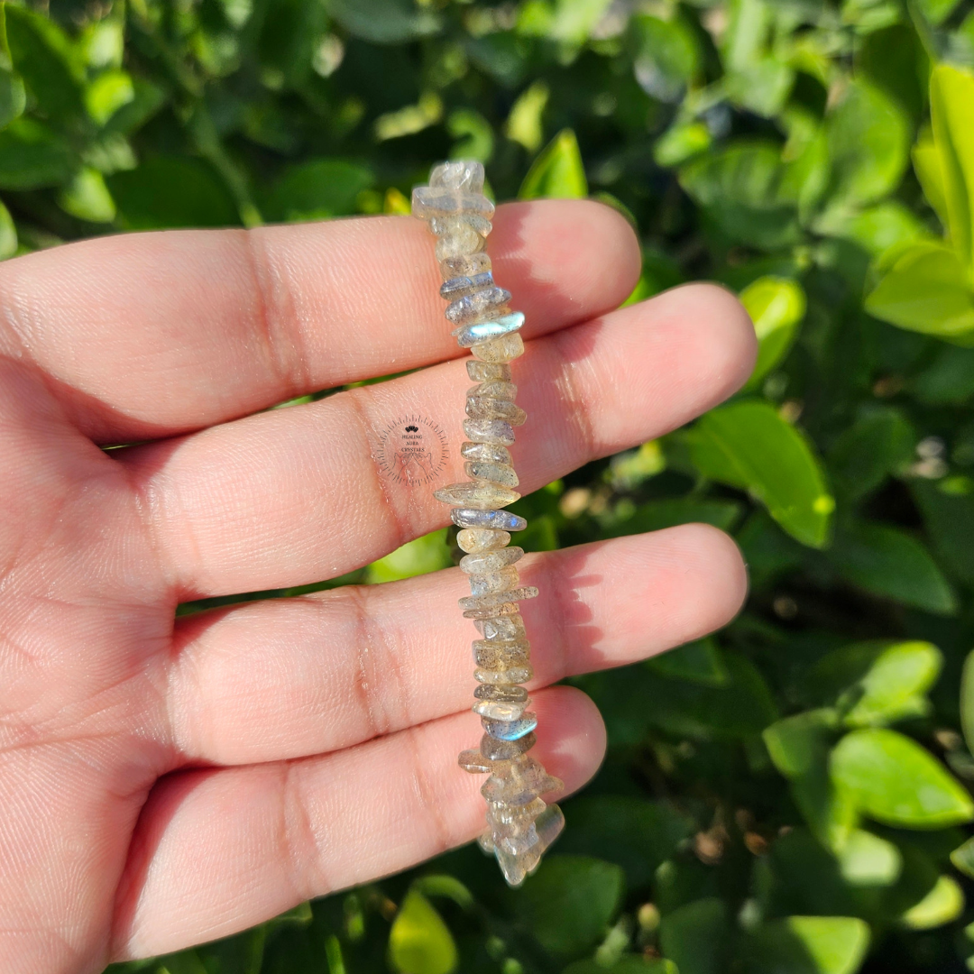 Labradorite Chip Bracelet