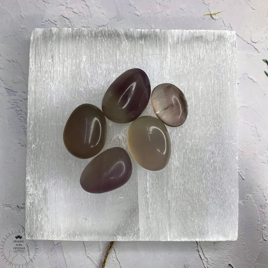 Lavender Fluorite Tumble- Premium Quality