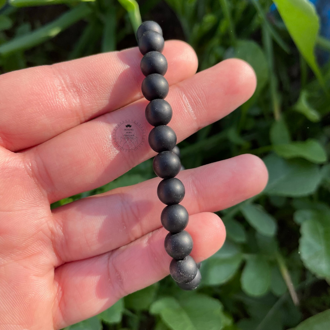 Matte Black Onyx Bracelet (8mm)