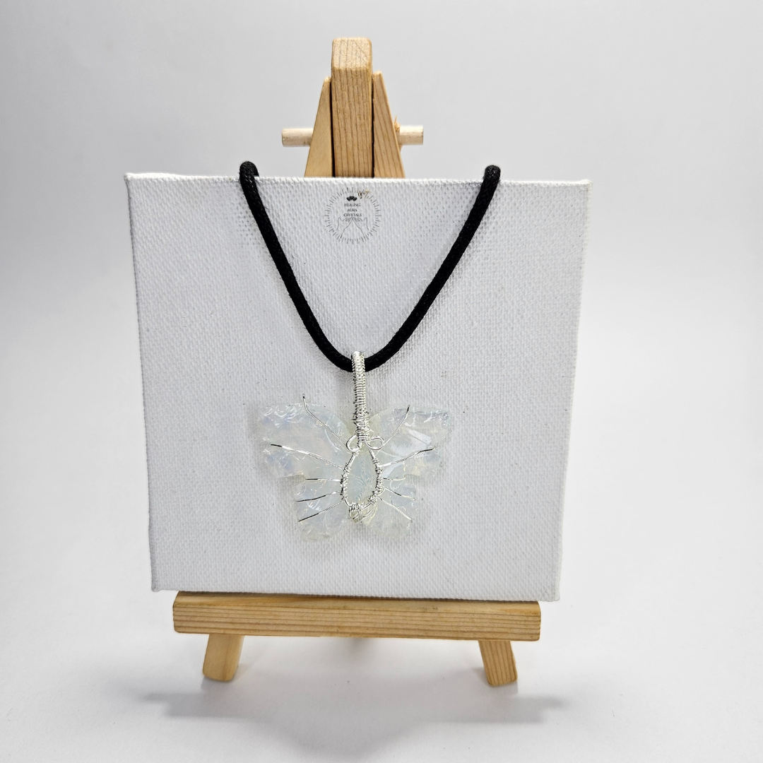 Opalite Butterfly Pendant