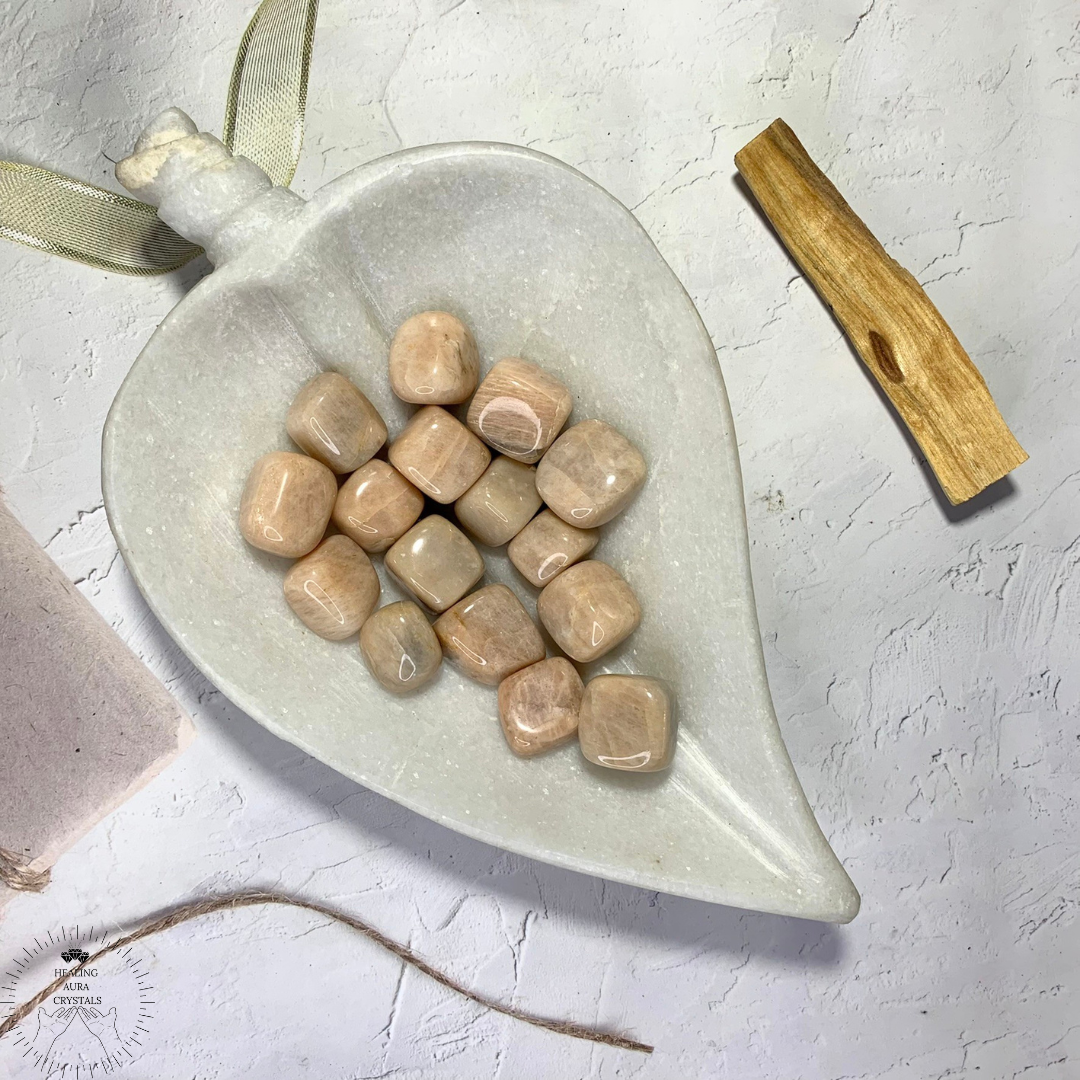 Peach Moonstone Tumble