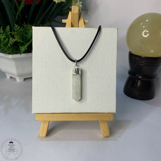 Rainbow Moonstone Pencil Pendant