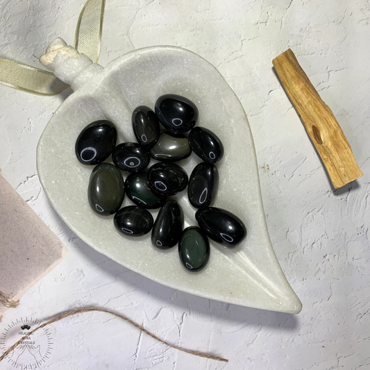 Rainbow Obsidian Tumble- Premium Quality