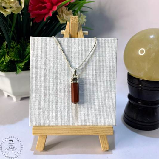 Red Jasper Pencil Pendant