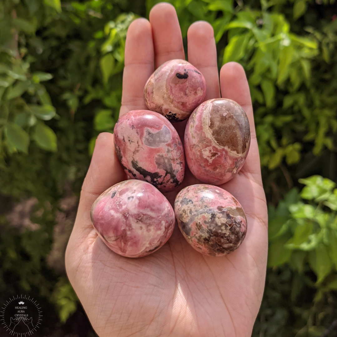 Rhodonite Peruvian Tumble- Premium Quality