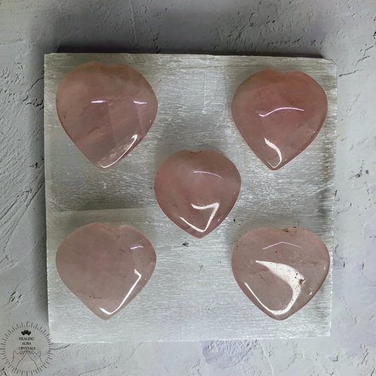 Rose Quartz Mini Heart