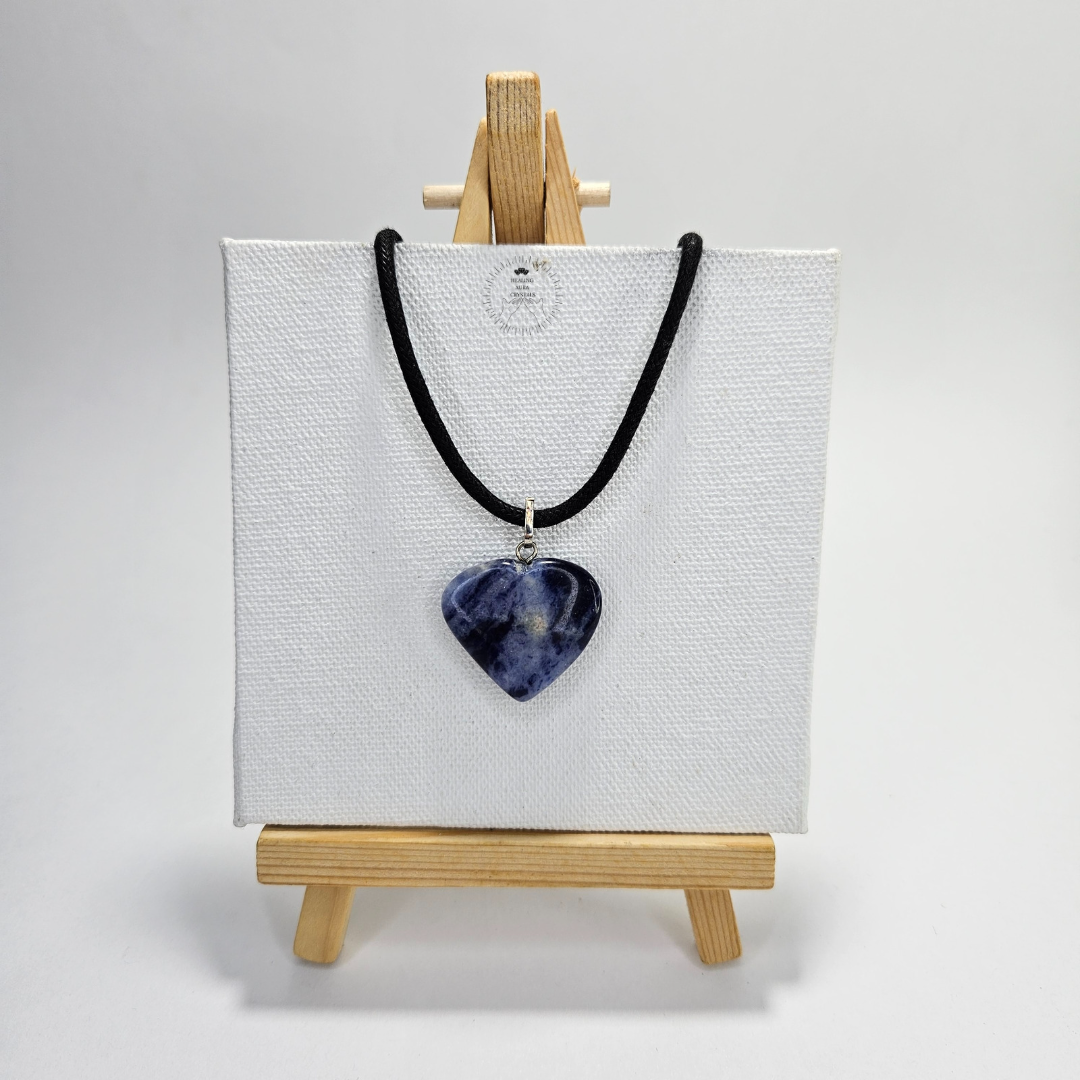 Sodalite Heart Pendant