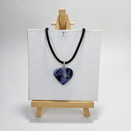 Sodalite Heart Pendant
