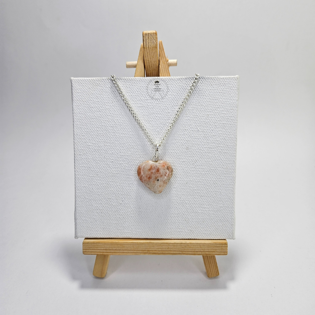 Sunstone Heart Pendant